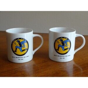 Lot 2x 118th Observation Squadron Unit 1941-1984 (WW2) Mini Mug Shot Glass 2.25"